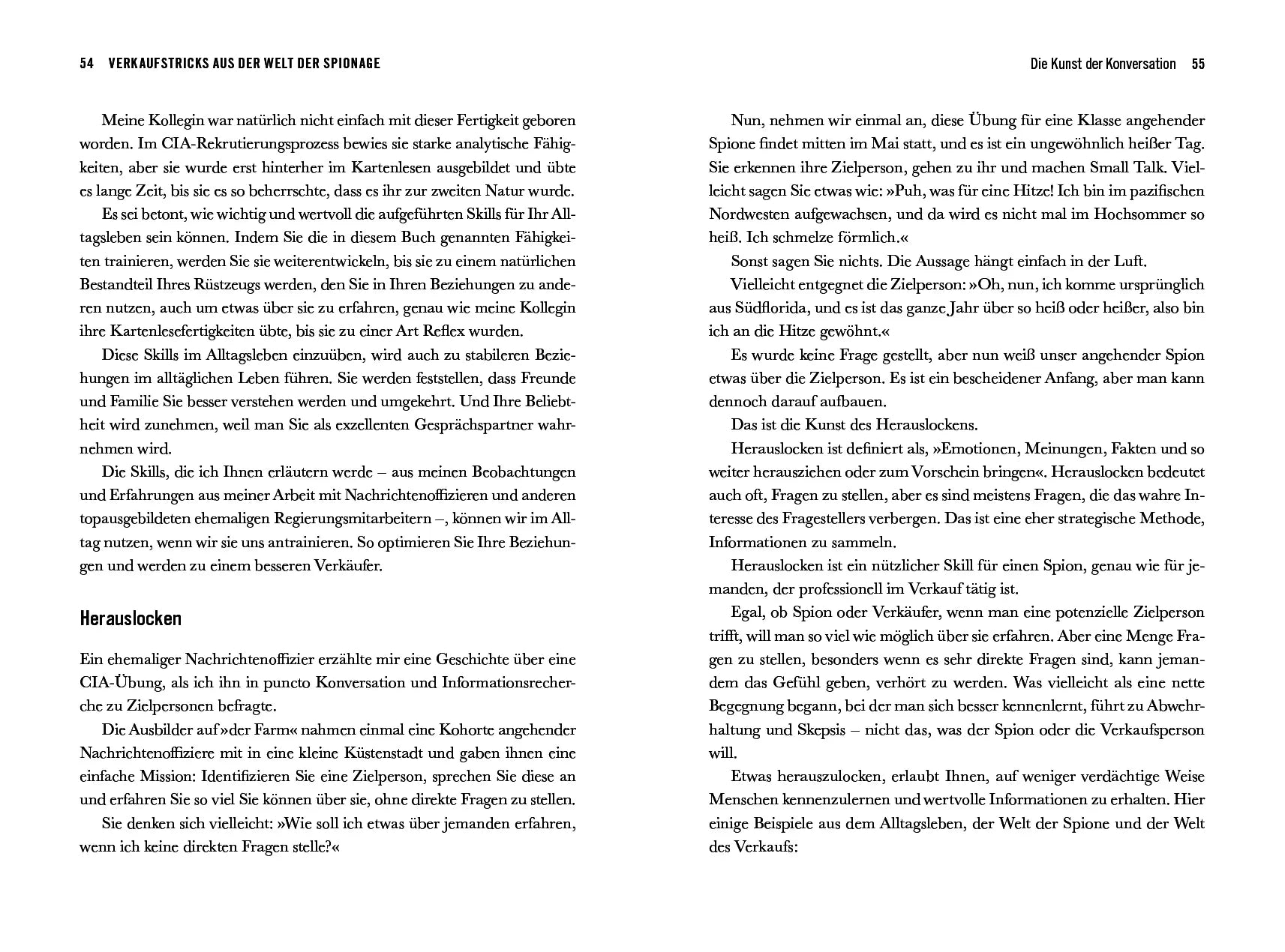 Innenansicht von 'Verkaufstricks aus der Welt der Spionage' - Gebundene Ausgabe