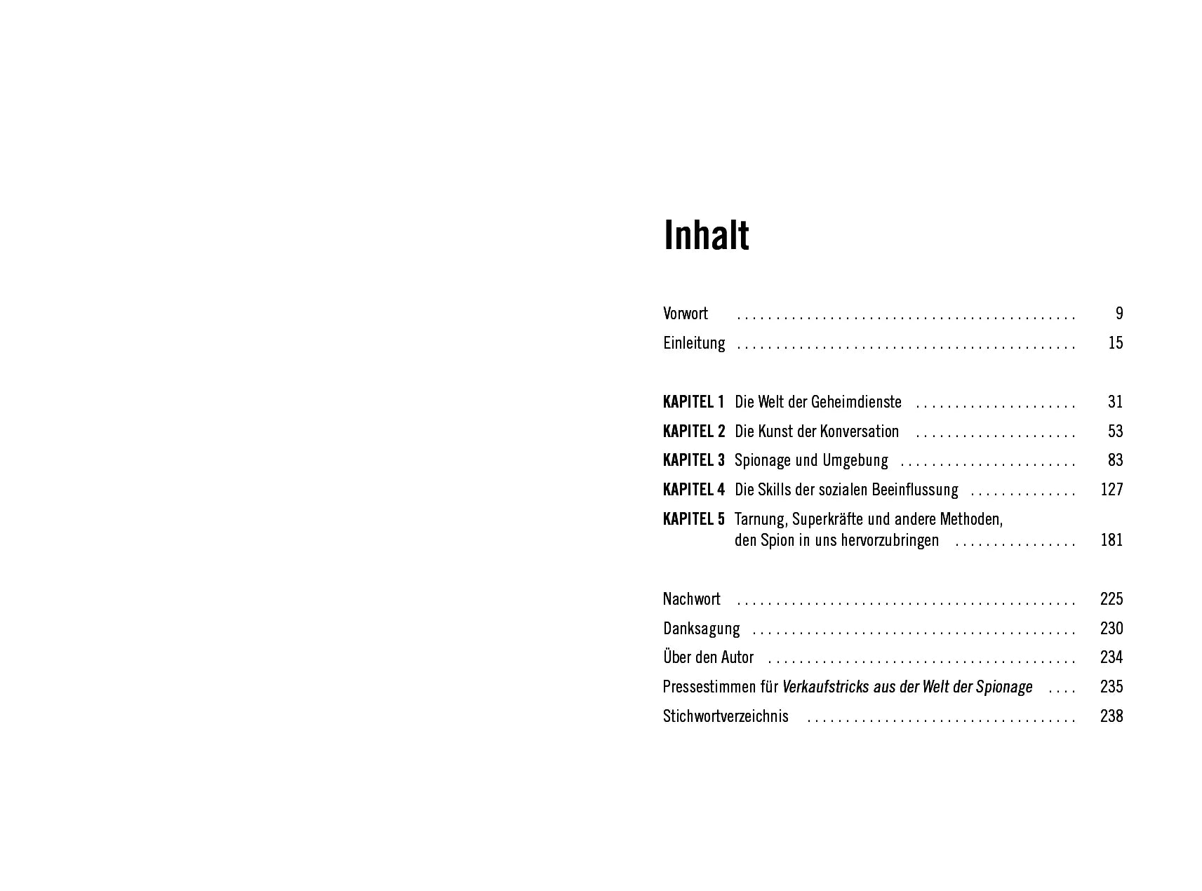 Innenansicht von 'Verkaufstricks aus der Welt der Spionage' - Gebundene Ausgabe