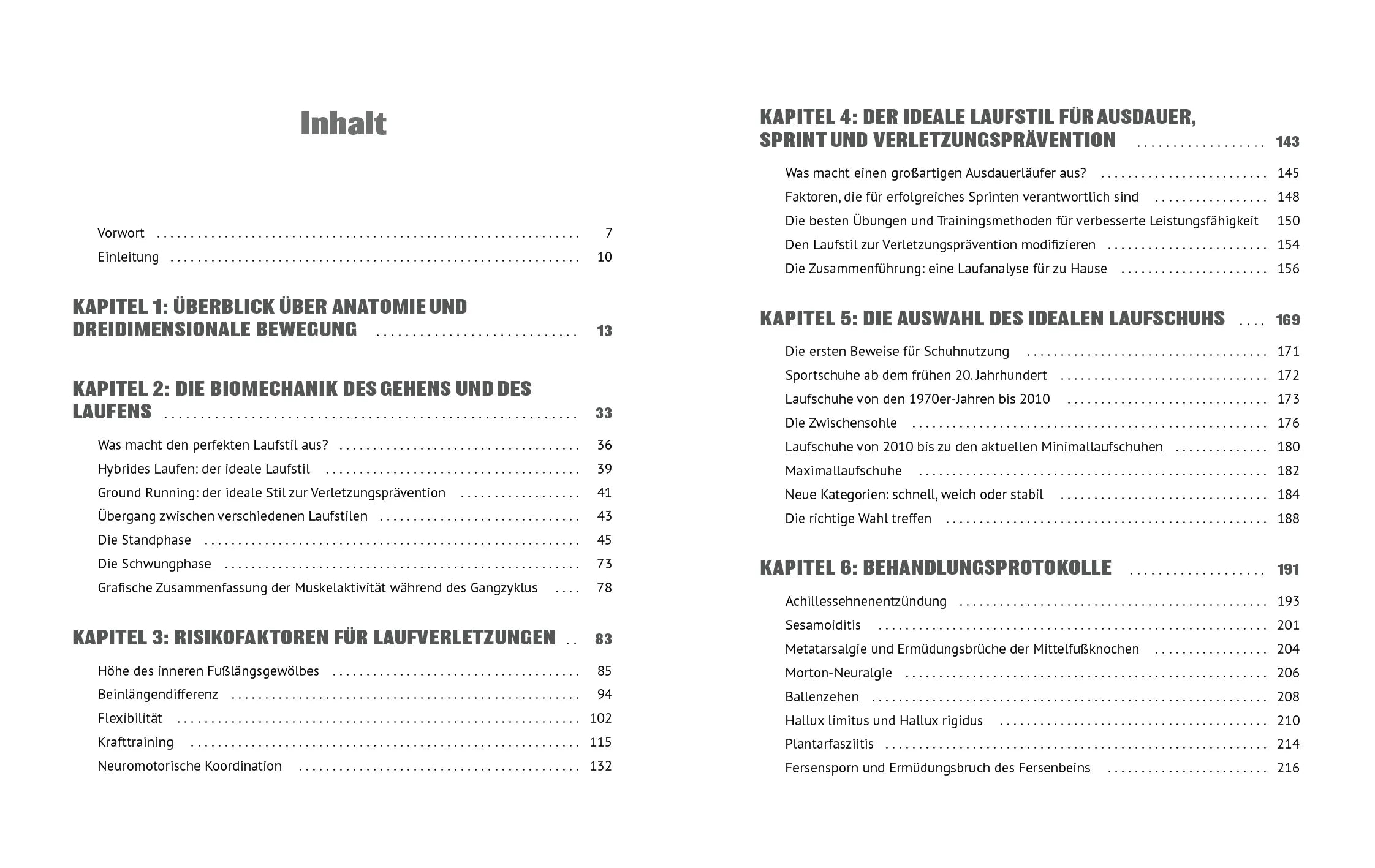 Innenansicht von 'Verletzungsfrei laufen' - Taschenbuch