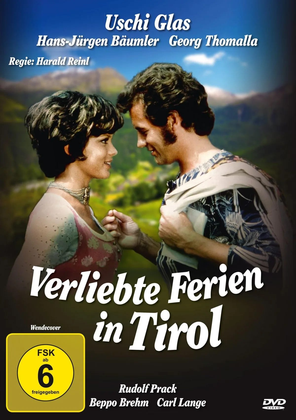 DVD-Cover: Verliebte Ferien in Tirol. Regie: Harald Reinl