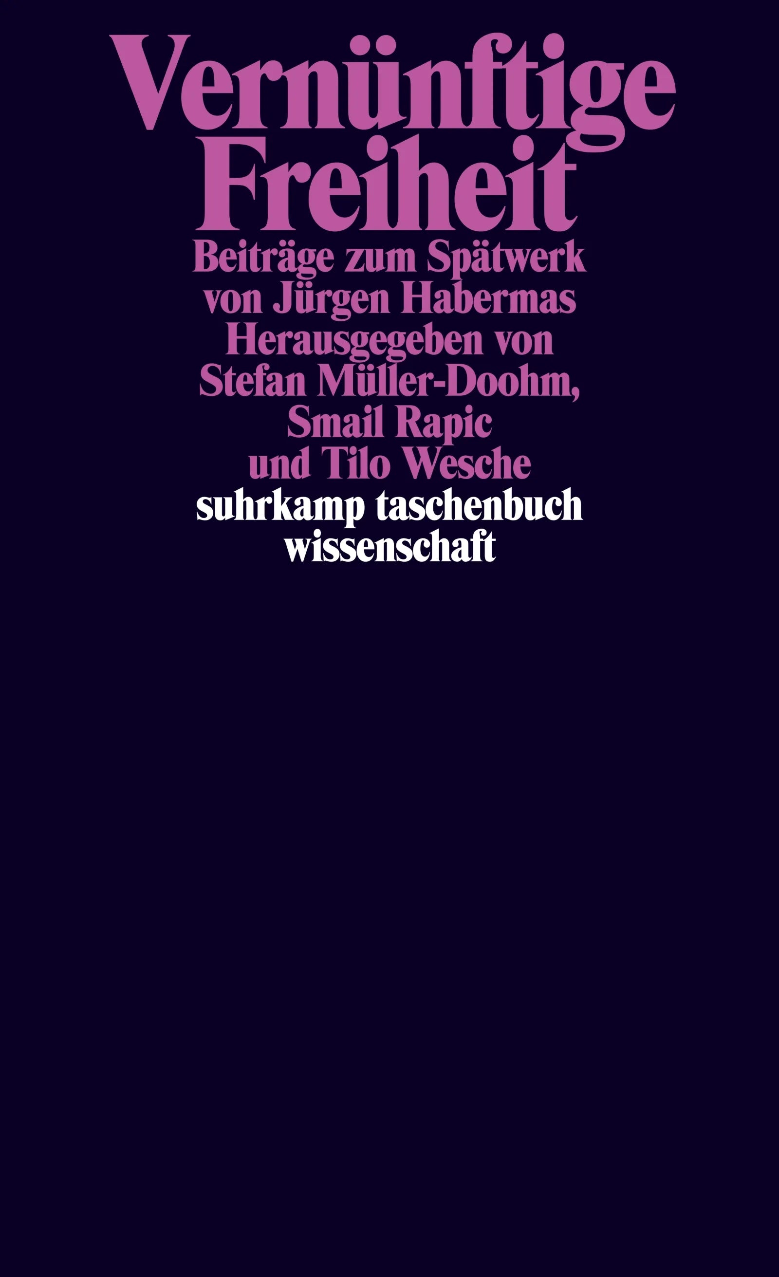 Cover: Vernünftige Freiheit und öffentliche Vernunft (E-Book)