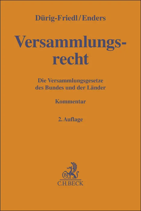 Buchcover von 'Versammlungsrecht' - Gebundene Ausgabe von Cornelia Dürig-Friedl