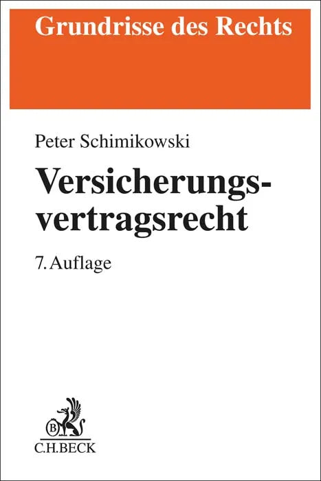 Buchcover von 'Versicherungsvertragsrecht' - Taschenbuch von Peter Schimikowski