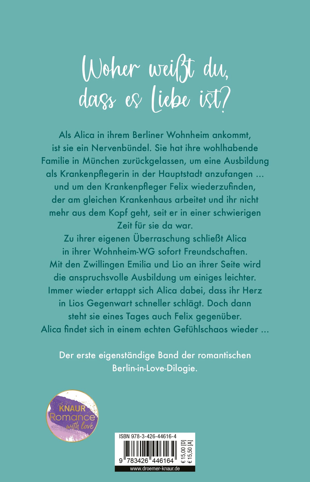Rückseite: Versprich mir Morgen (Paperback)