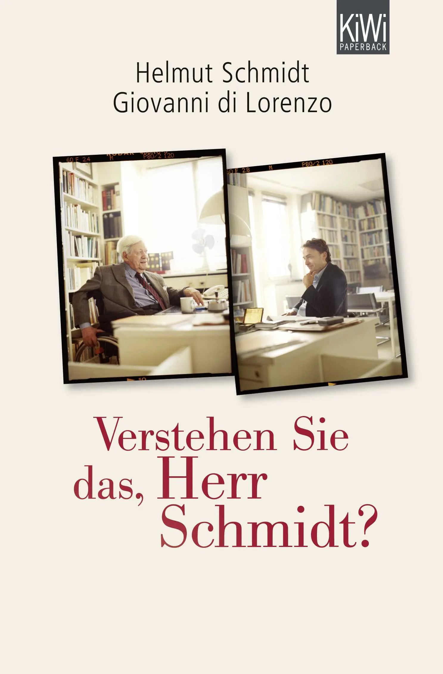 Buchcover von 'Verstehen Sie das, Herr Schmidt?' - Taschenbuch von Helmut Schmidt