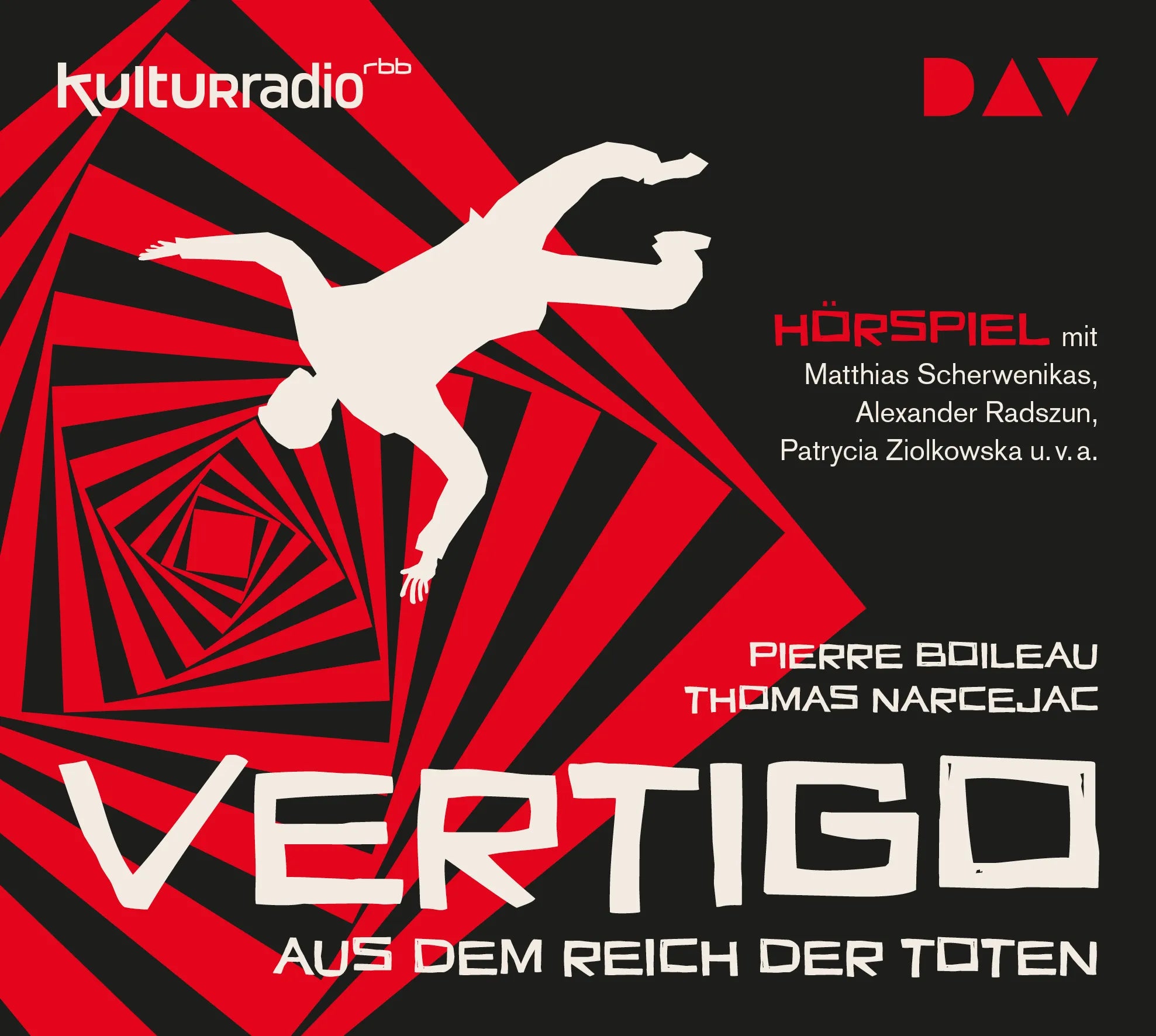 Buchcover von 'Vertigo. Aus dem Reich der Toten' - Hörbuch (CD) von Pierre Boileau