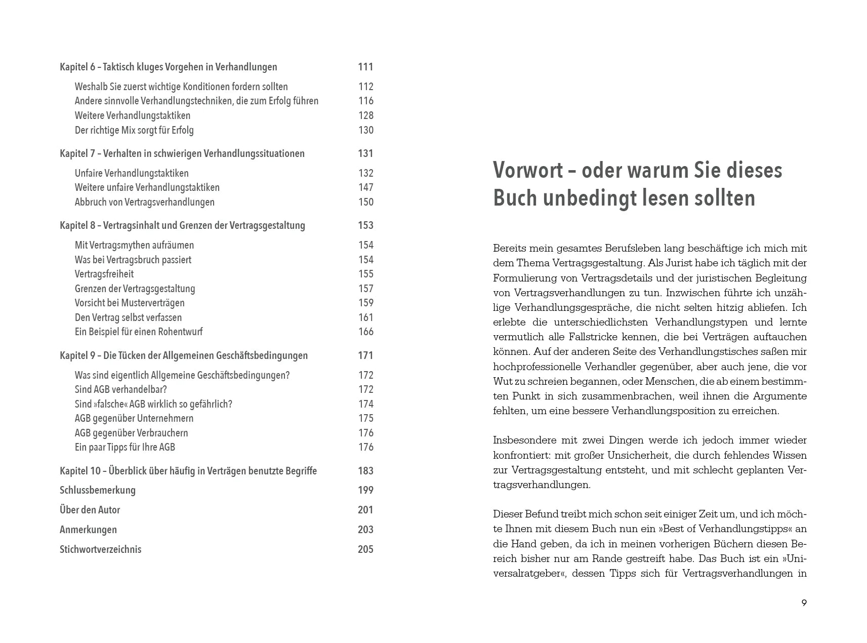 Innenansicht von 'Verträge verhandeln' - Taschenbuch