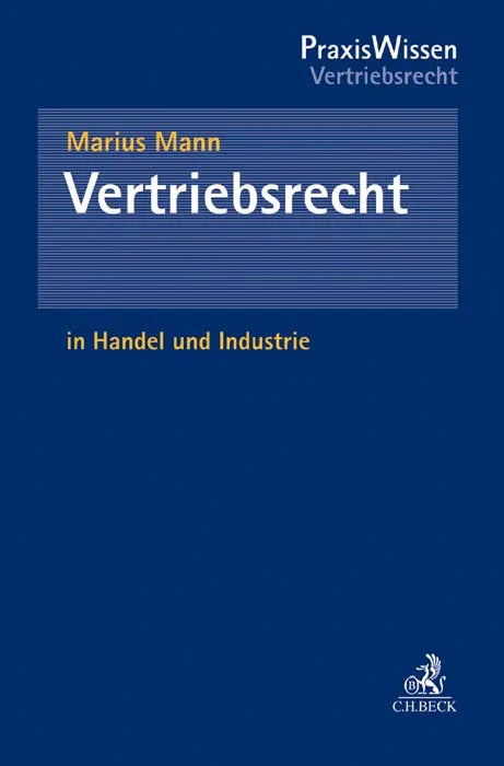 Buchcover von 'Vertriebsrecht in Handel und Industrie' - Taschenbuch von Marius Mann