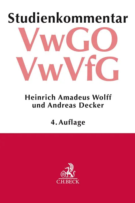 Buchcover von 'Verwaltungsgerichtsordnung' - Taschenbuch von Heinrich Amadeus Wolff