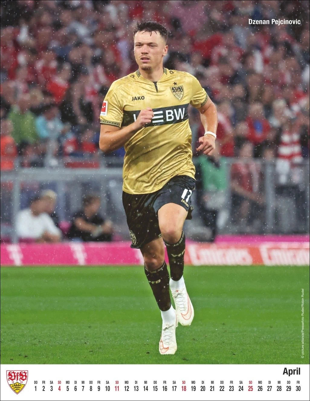 VfB Stuttgart Posterkalender 2027 – Ansicht