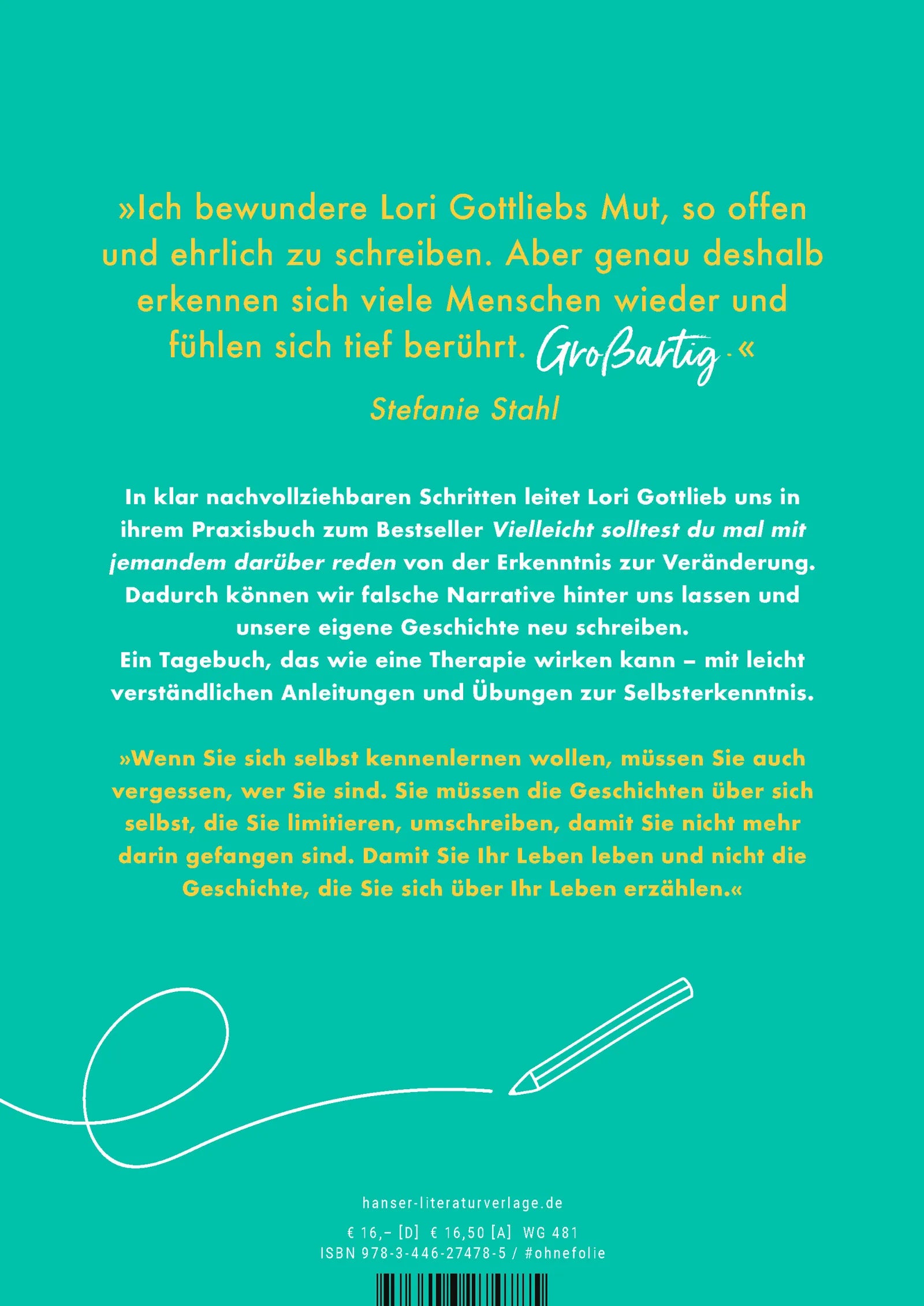 Produktansicht: Vielleicht solltest du mal mit jemandem darüber reden – Das Arbeitsbuch (Paperback)