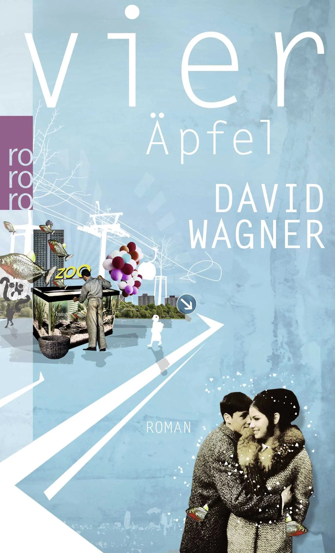Buchcover von 'Vier Äpfel' - Taschenbuch von David Wagner