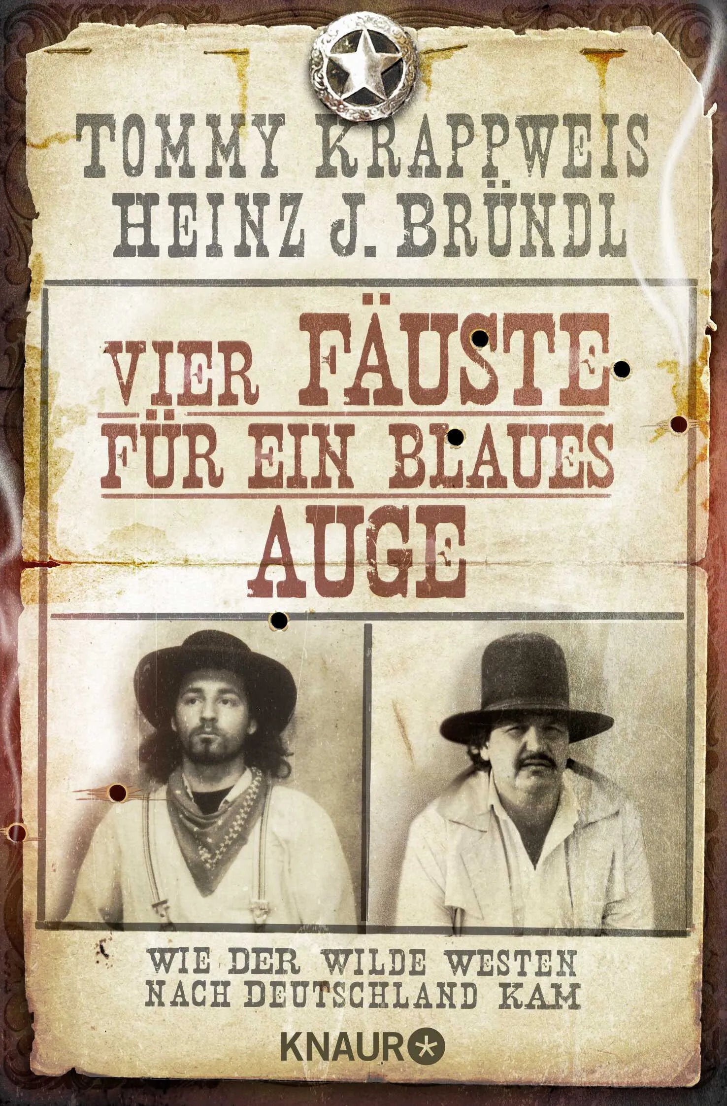 Buchcover von 'Vier Fäuste für ein blaues Auge' - Taschenbuch von Tommy Krappweis