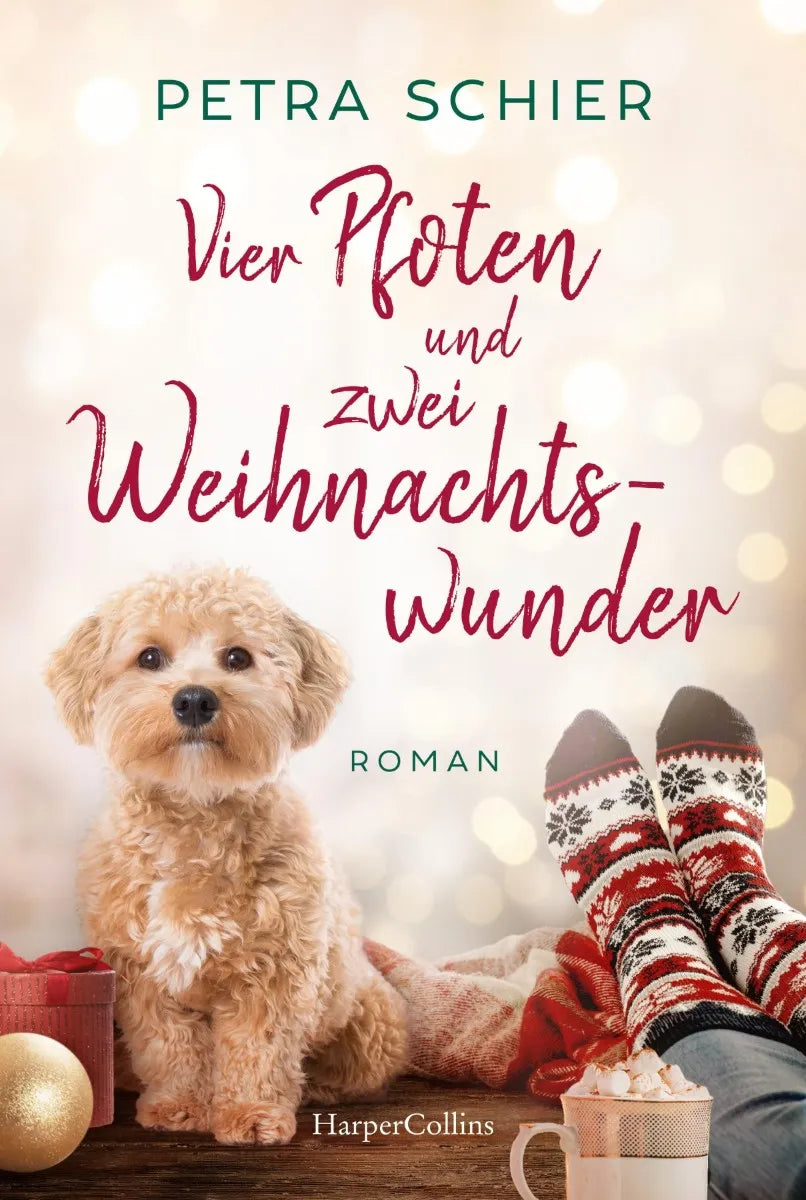 Cover: Vier Pfoten und zwei Weihnachtswunder (E-Book) von Petra Schier