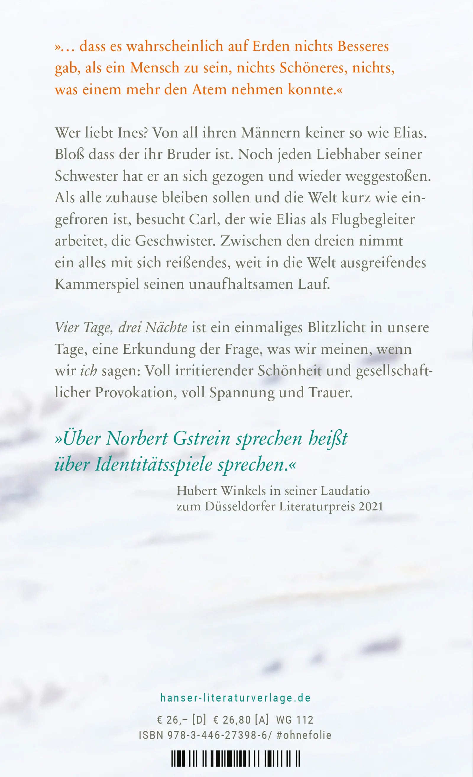 Produktansicht: Vier Tage, drei Nächte (Gebundene Ausgabe)