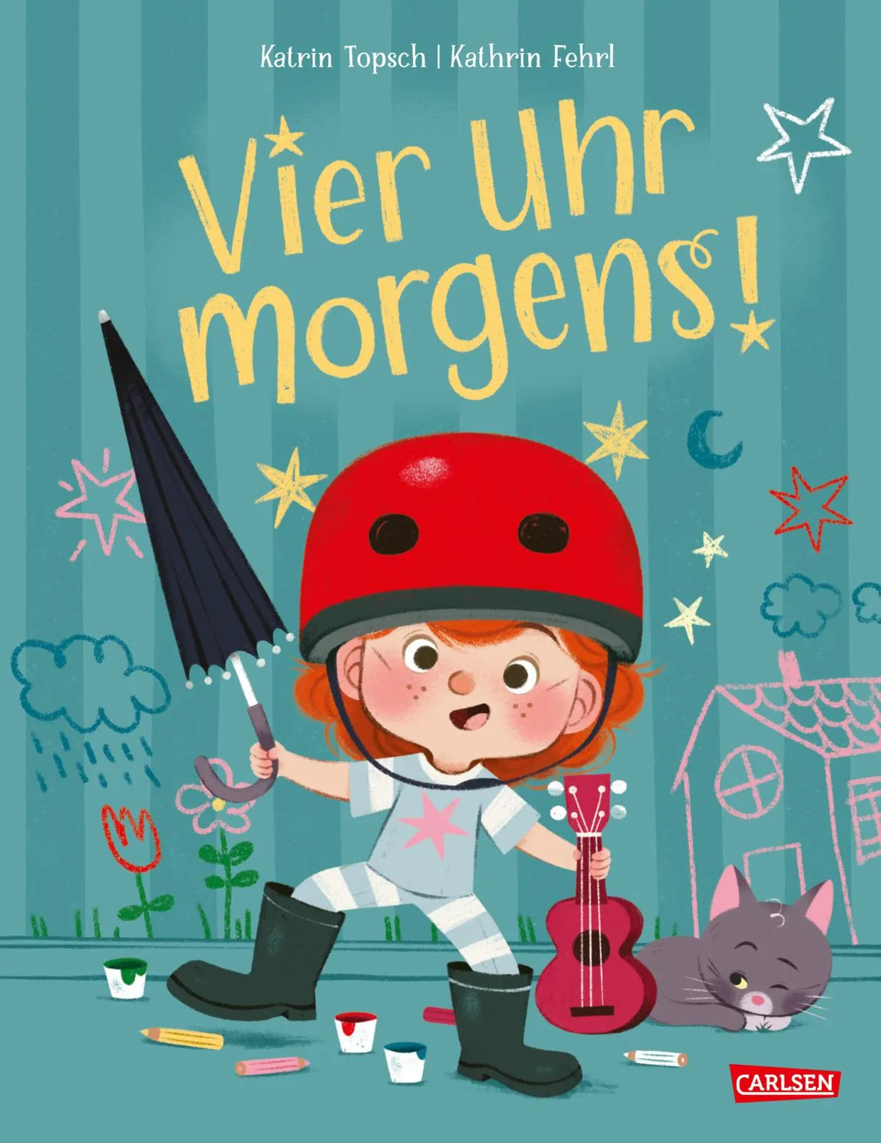Buchcover von 'Vier Uhr morgens!' - Gebundene Ausgabe von Katrin Topsch