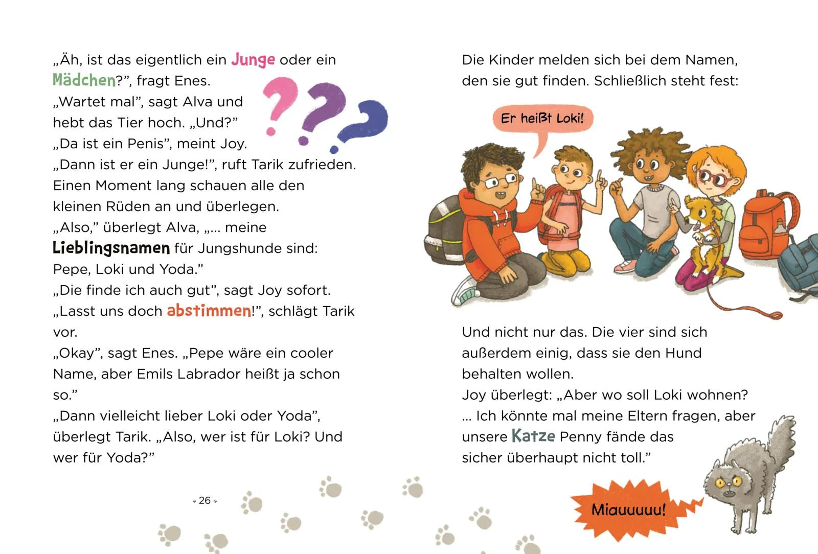 Abbildung von 'Vier Viertel und ein Haufen Chaos 1: Ein Zuhause für Loki'