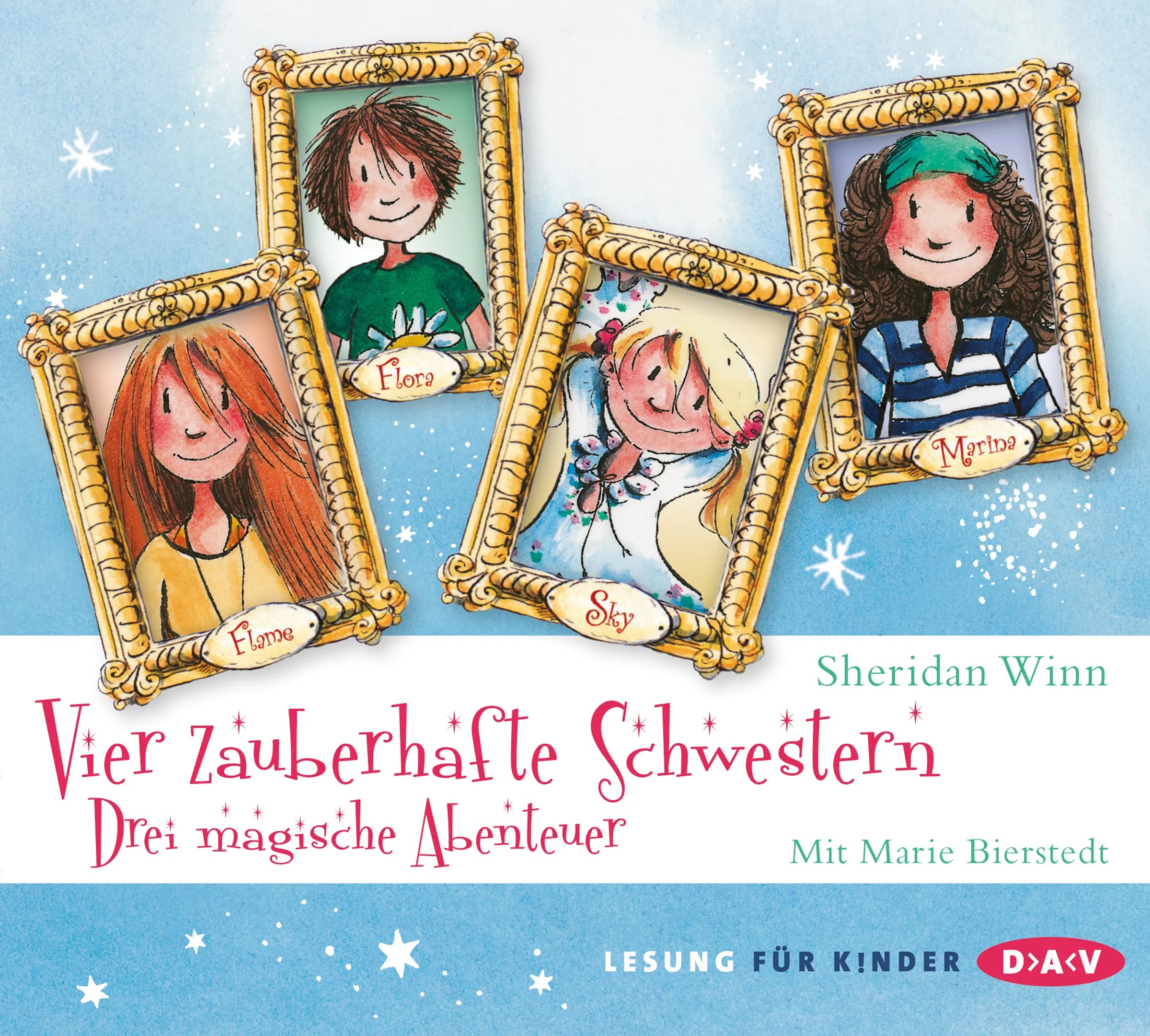 Buchcover von 'Vier zauberhafte Schwestern – Drei magische Abenteuer' - Hörbuch (CD) von Sheridan Winn