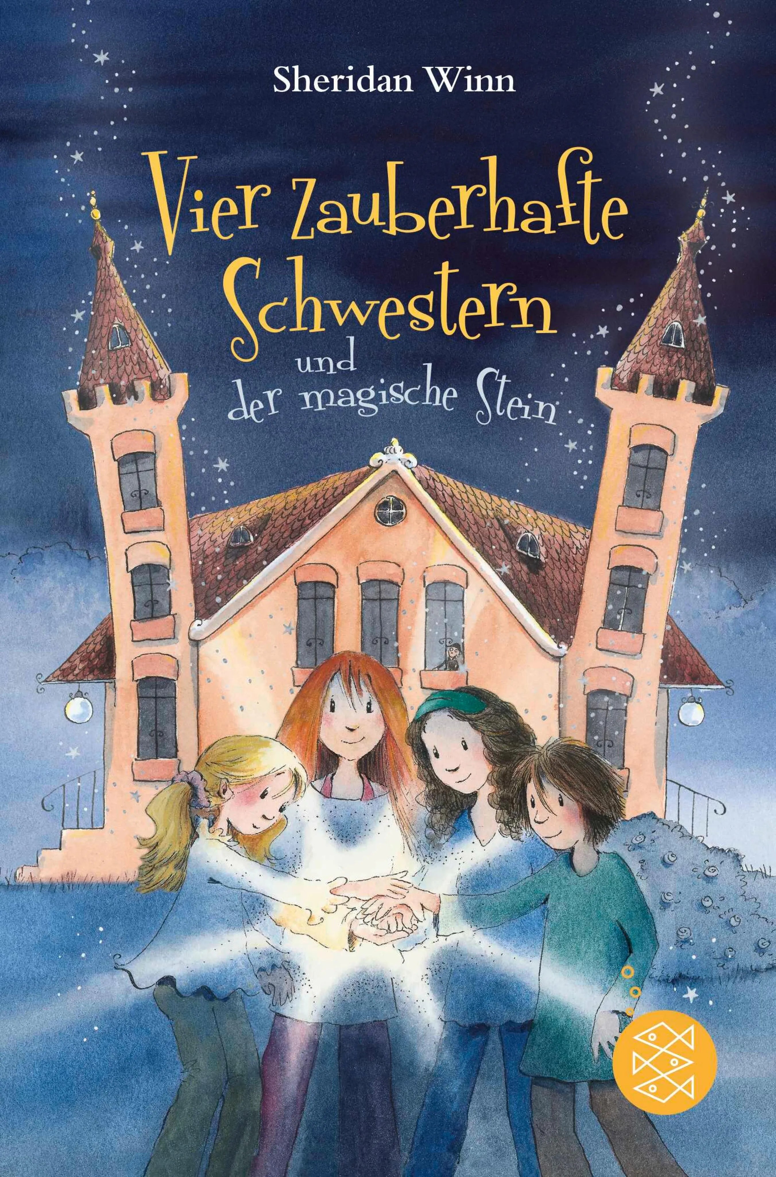 Cover: Vier zauberhafte Schwestern und der magische Stein (E-Book) von Sheridan Winn