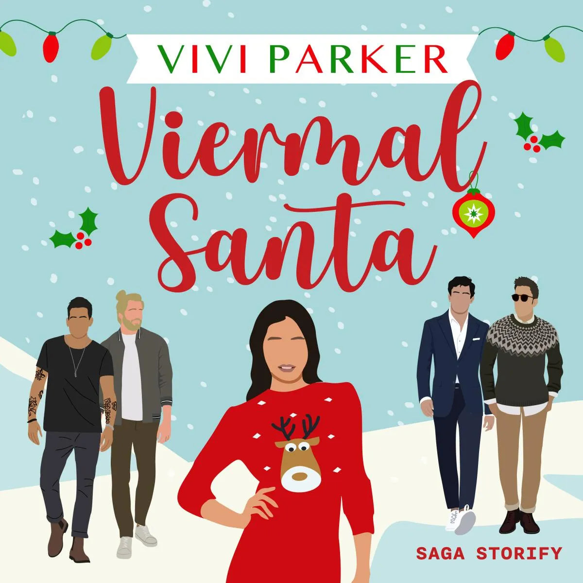Cover: Viermal Santa (Hörbuch Download) von Vivi Parker