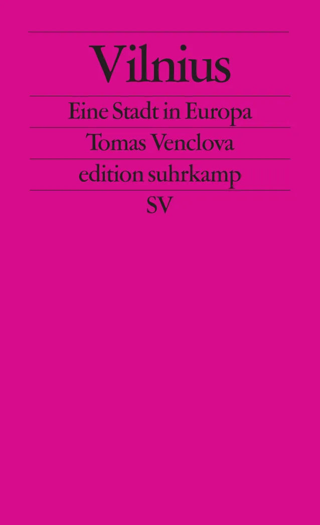 Buchcover von 'Vilnius' - Taschenbuch von Tomas Venclova