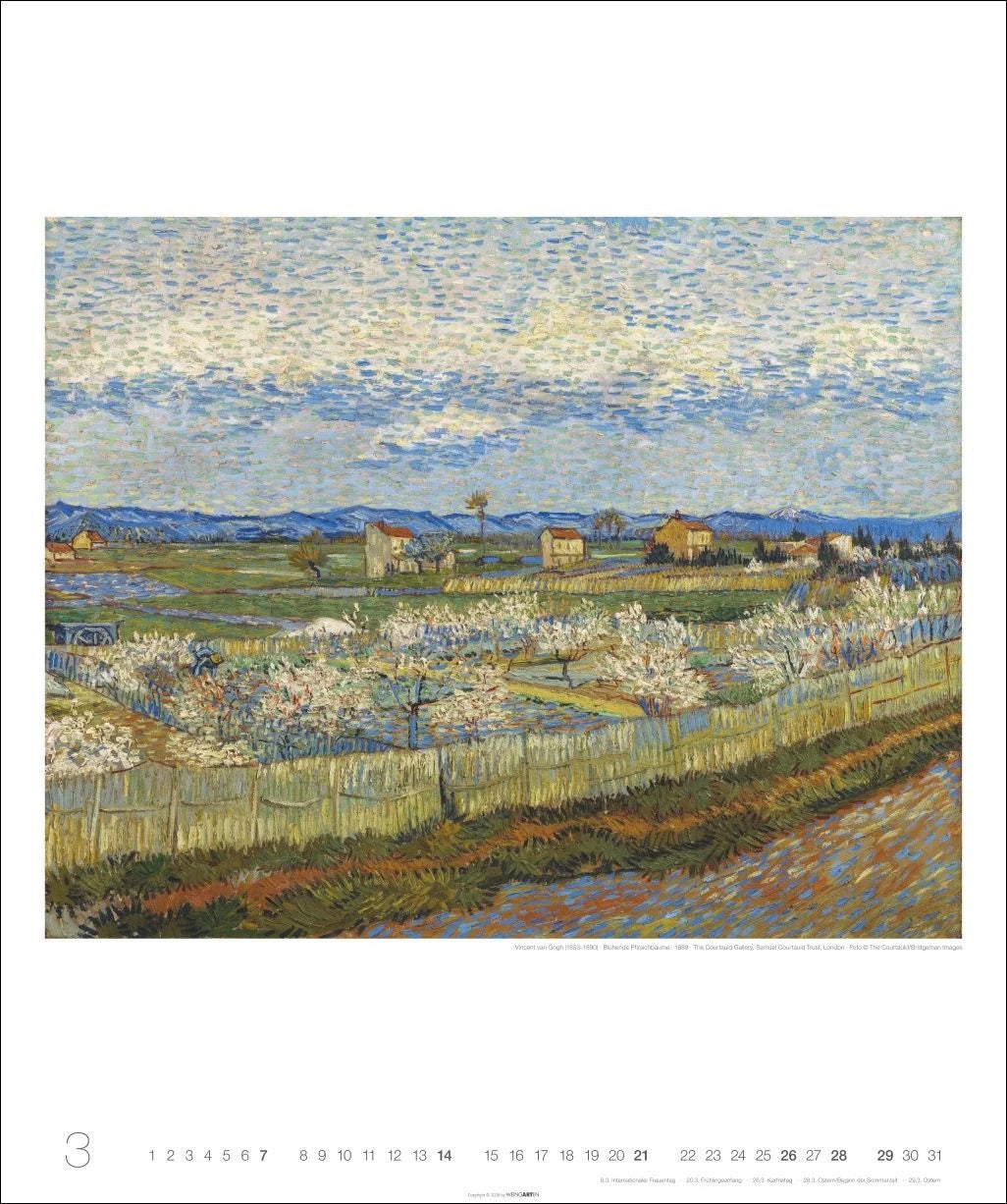 Vincent van Gogh Edition Kalender 2027 – Ansicht