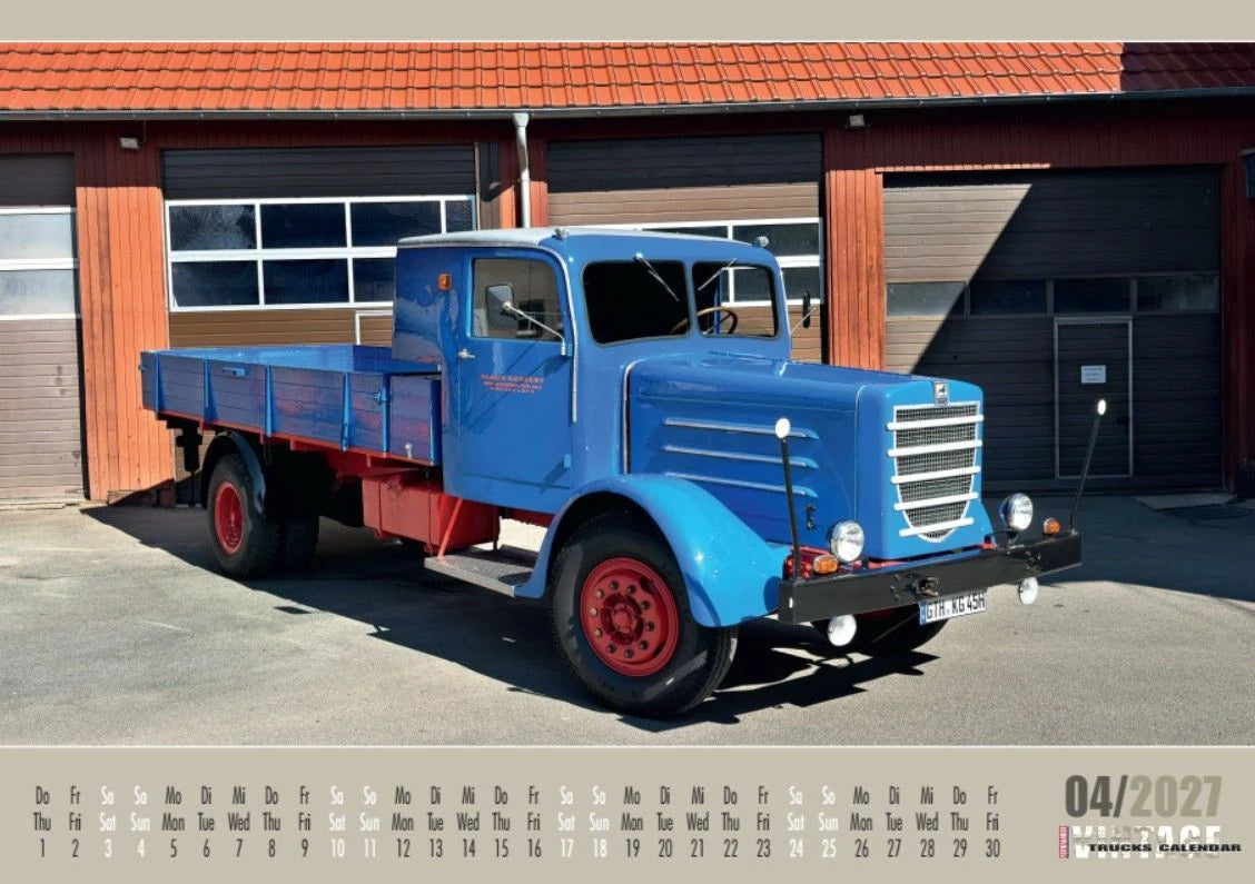 Vintage Trucks Kalender 2027 – Ansicht