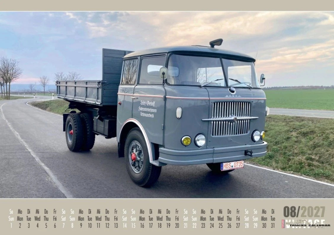 Vintage Trucks Kalender 2027 – Ansicht