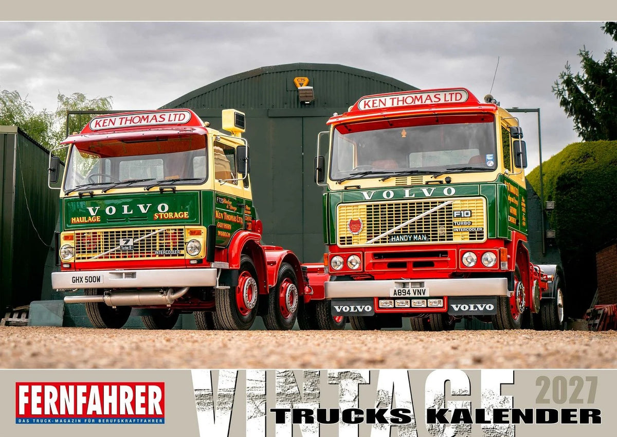 Wandkalender: Vintage Trucks Kalender 2027