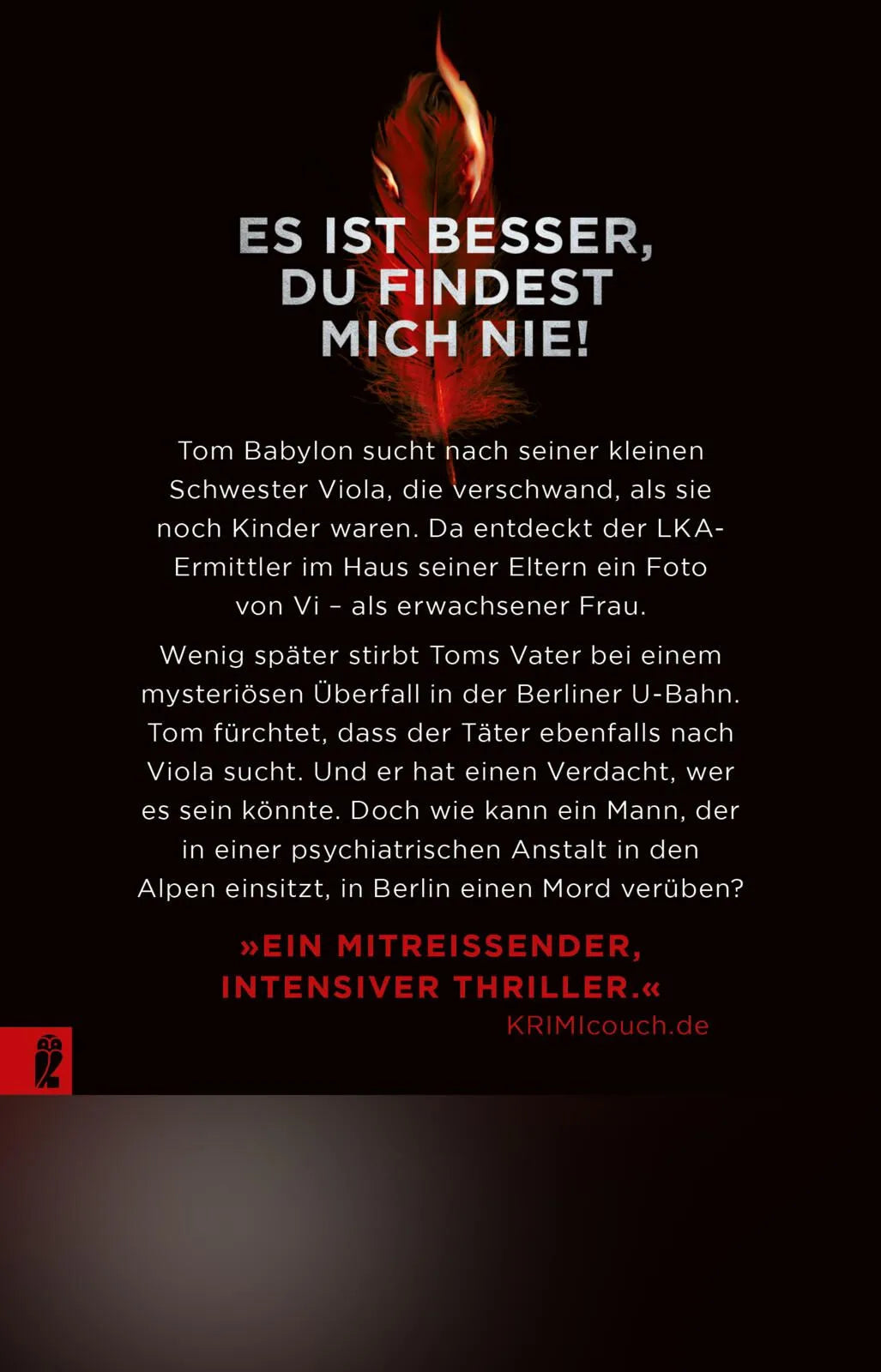 Rückseite: Violas Versteck (Taschenbuch)