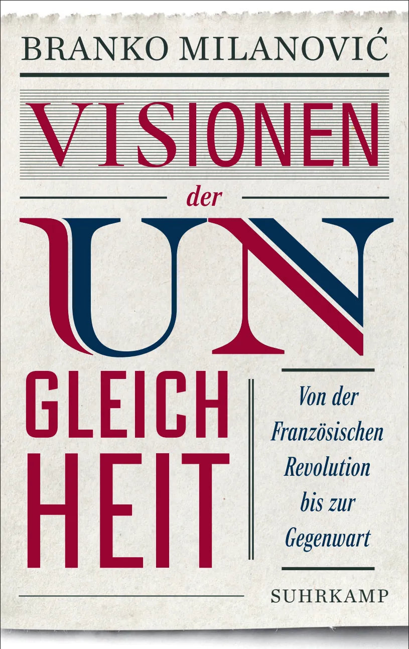 Buchcover von 'Visionen der Ungleichheit' - Gebundene Ausgabe von Branko Milanović