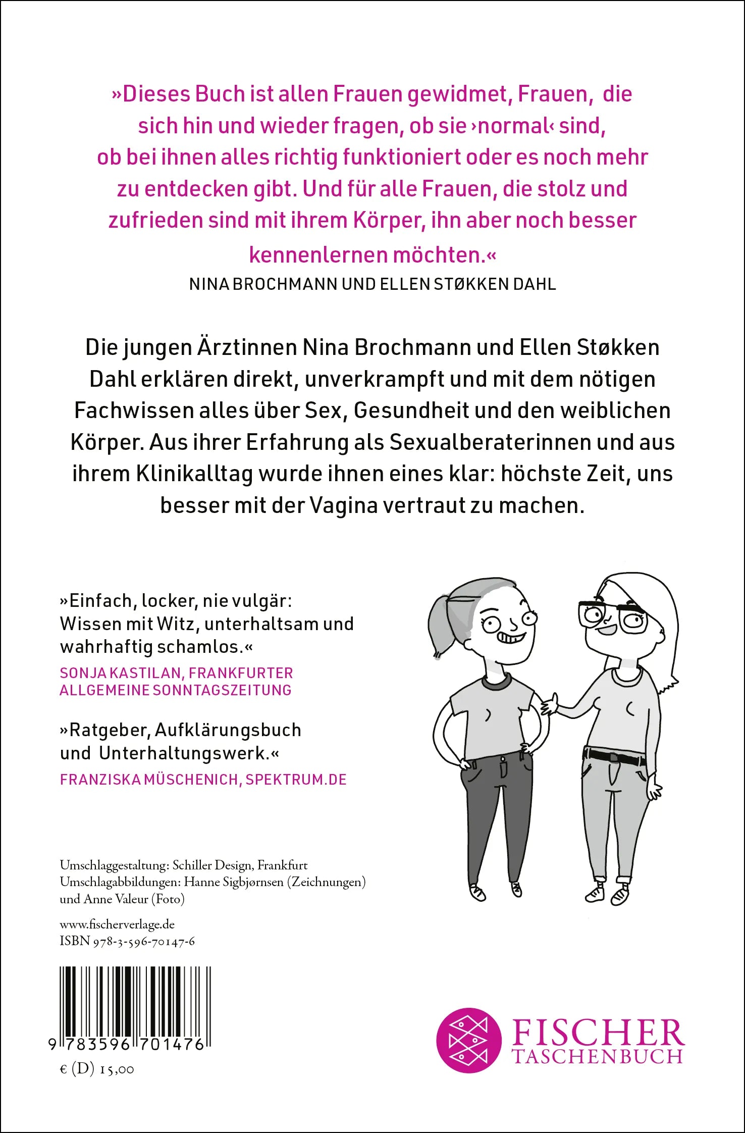 Buchrückseite von 'Viva la Vagina!' mit Klappentext - Taschenbuch