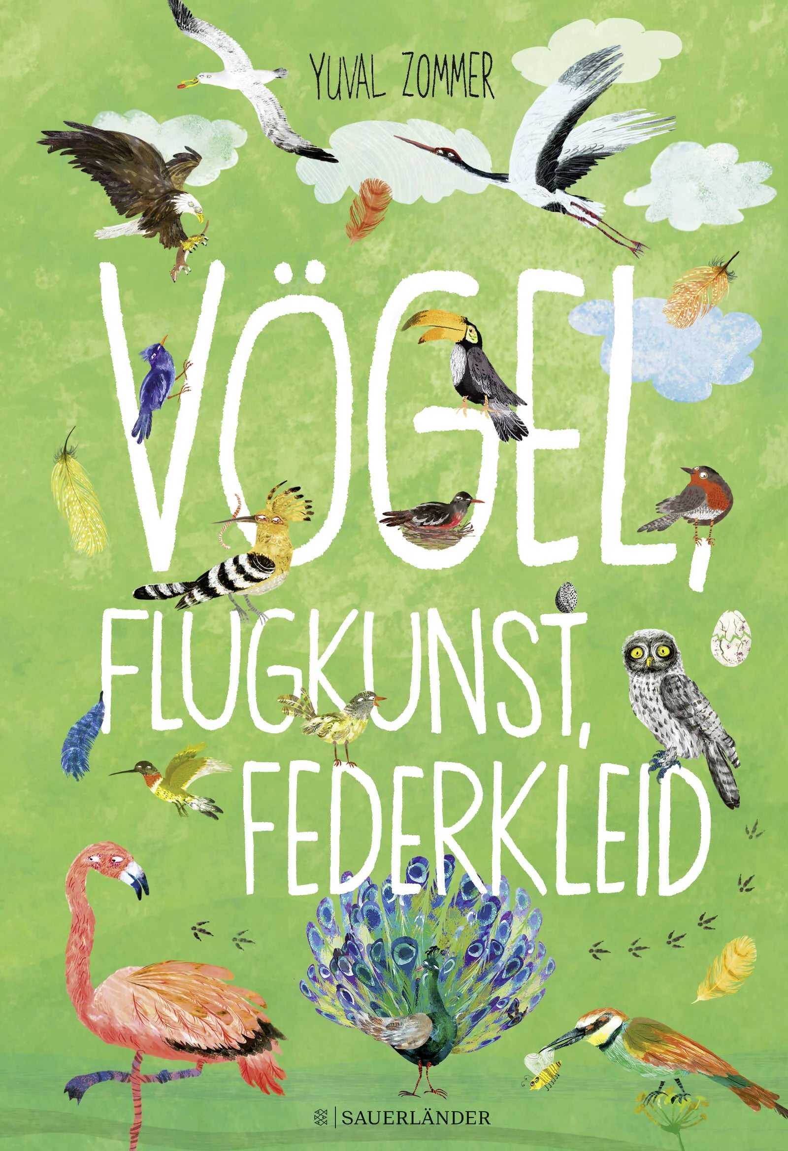 Buchcover von 'Vögel, Flugkunst, Federkleid' - Gebundene Ausgabe von Yuval Zommer