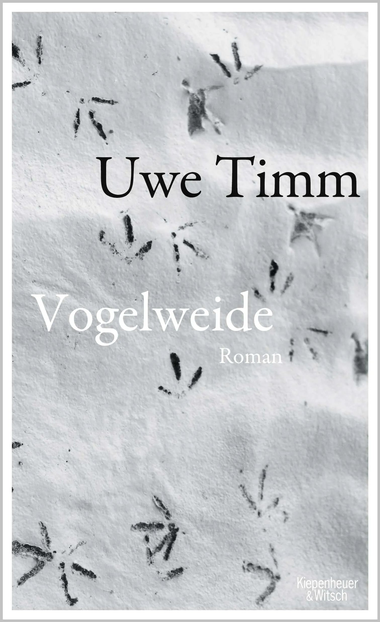 Buchcover von 'Vogelweide' - Gebundene Ausgabe von Uwe Timm