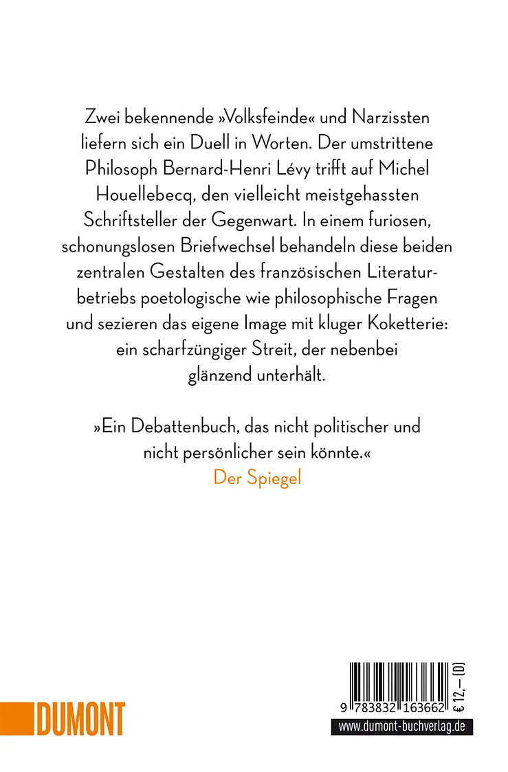 Buchrückseite von 'Volksfeinde' mit Klappentext - Taschenbuch
