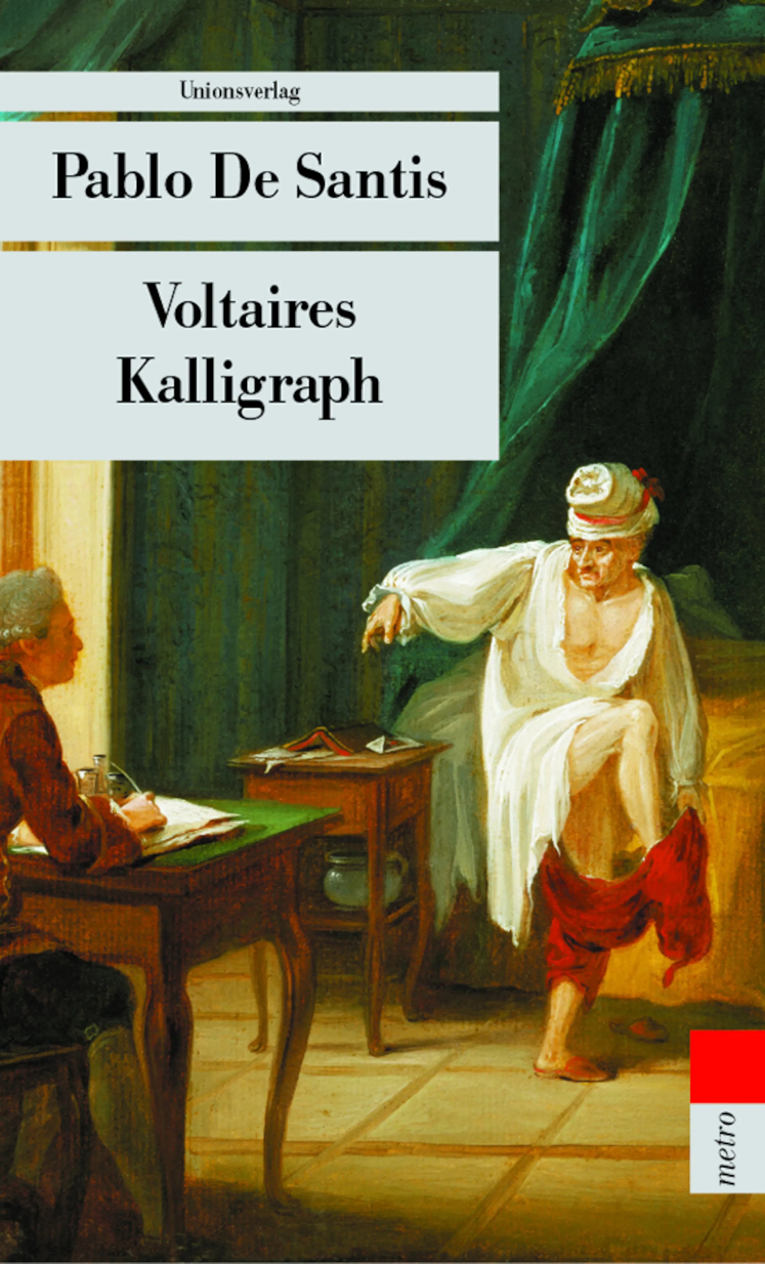 Buchcover von 'Voltaires Kalligraph' - Taschenbuch von Pablo De Santis