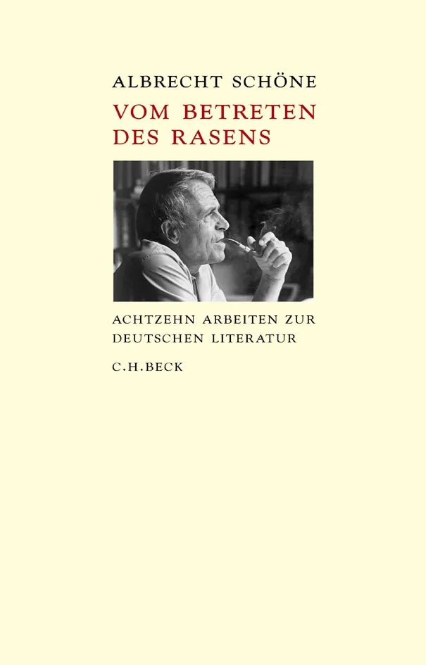 Buchcover von 'Vom Betreten des Rasens' - Taschenbuch von Albrecht Schöne