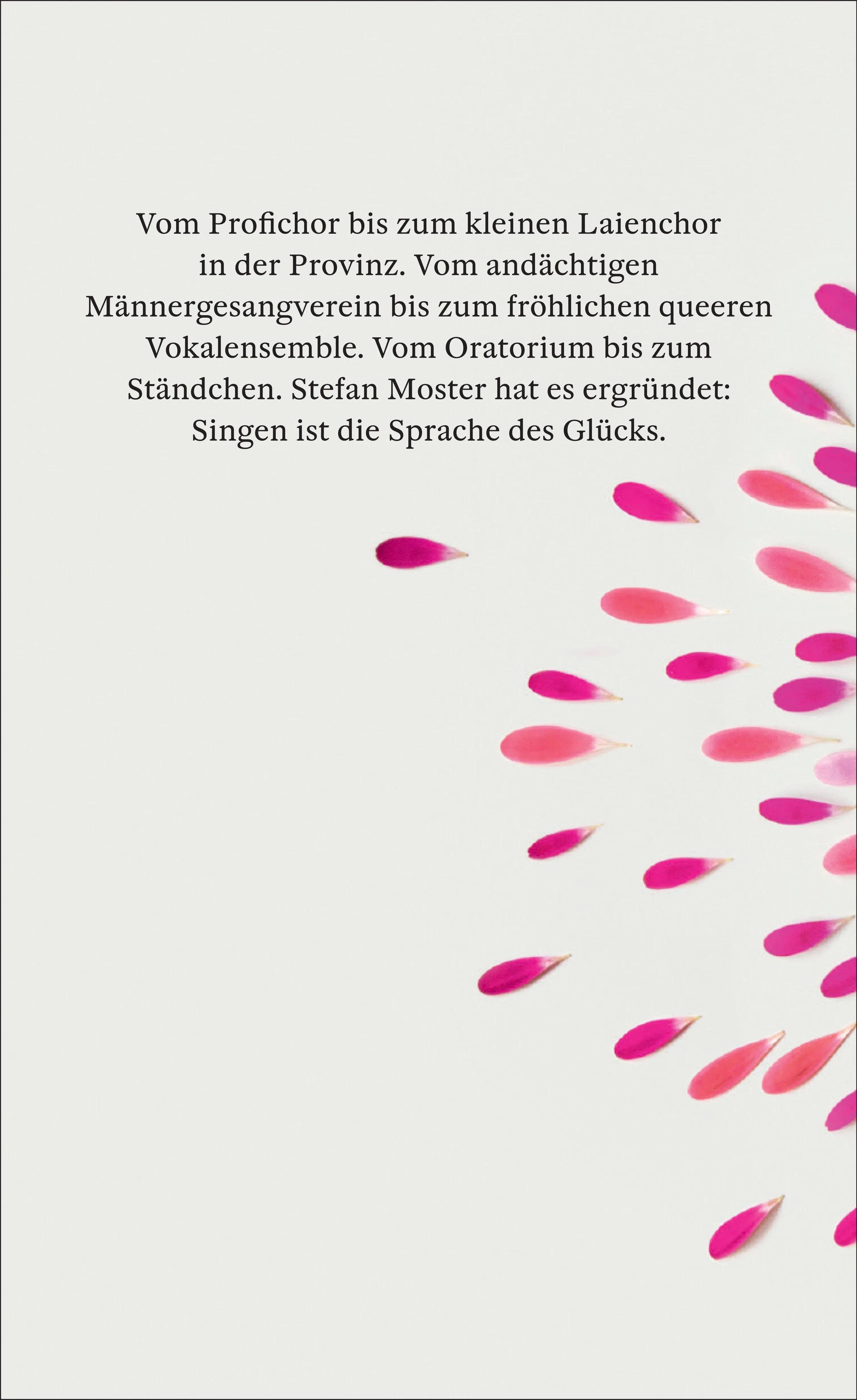 Rückseite: Vom Glück, im Chor zu singen (Hardcover)