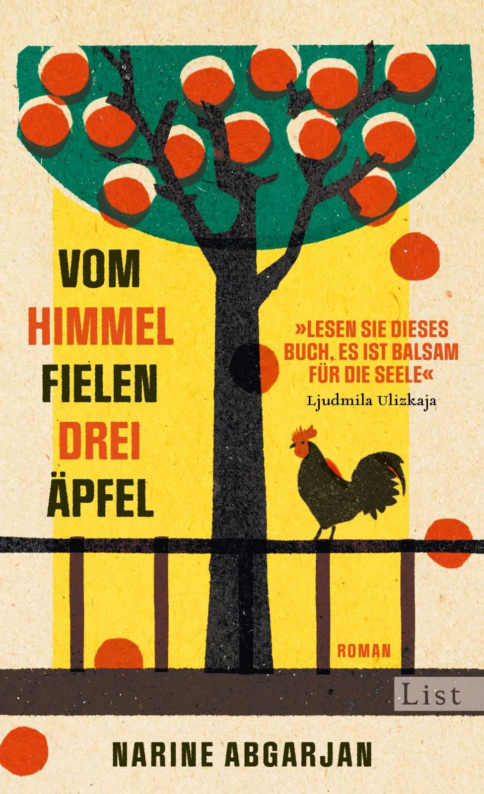 Buchcover von 'Vom Himmel fielen drei Äpfel' - Gebundene Ausgabe von Narine Abgarjan