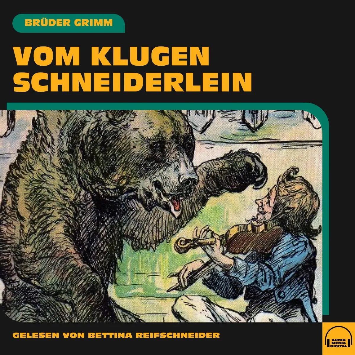 Cover: Vom klugen Schneiderlein (Hörbuch Download) von Brüder Grimm