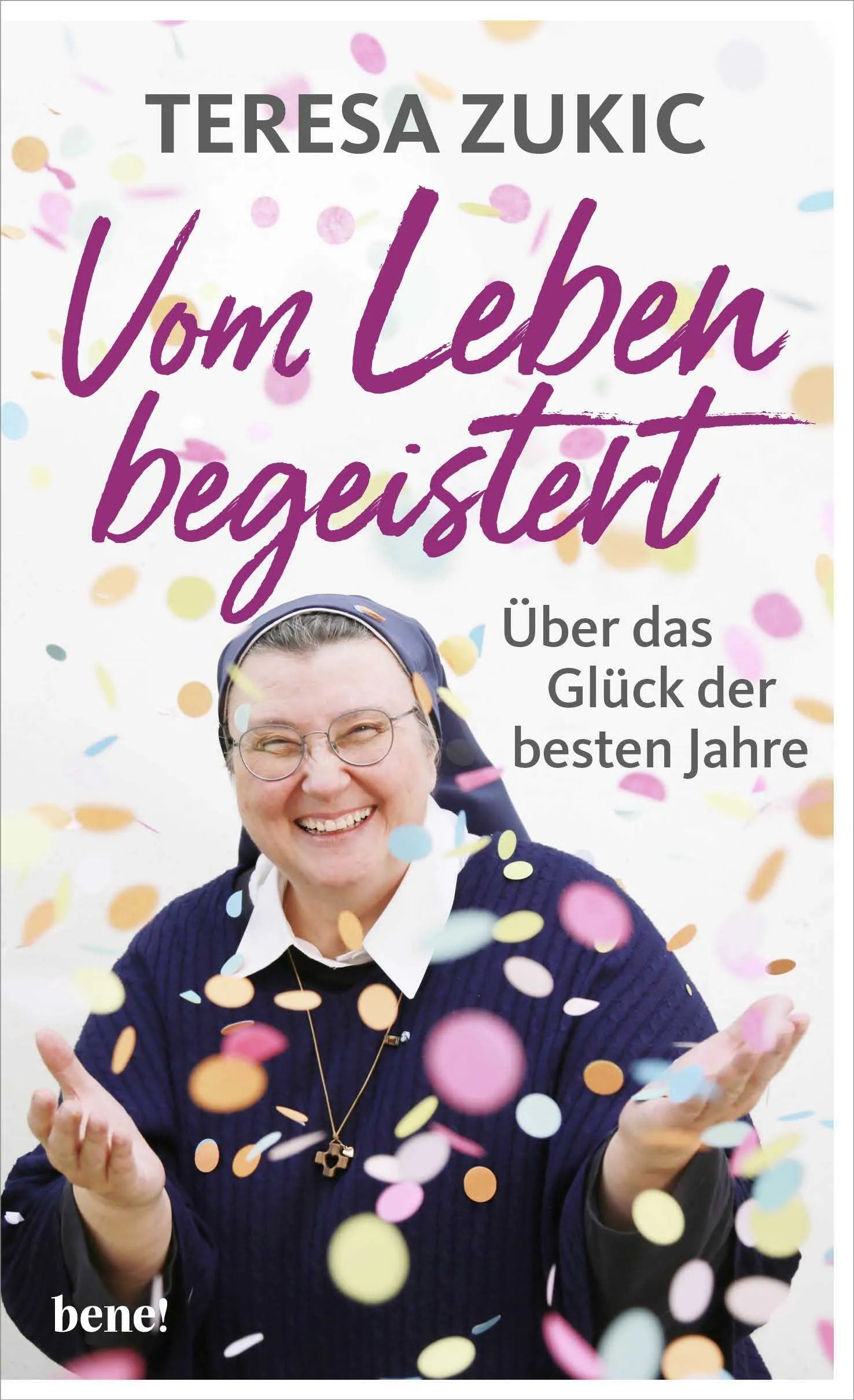 Buchcover von 'Vom Leben begeistert' - Gebundene Ausgabe von Teresa Zukic
