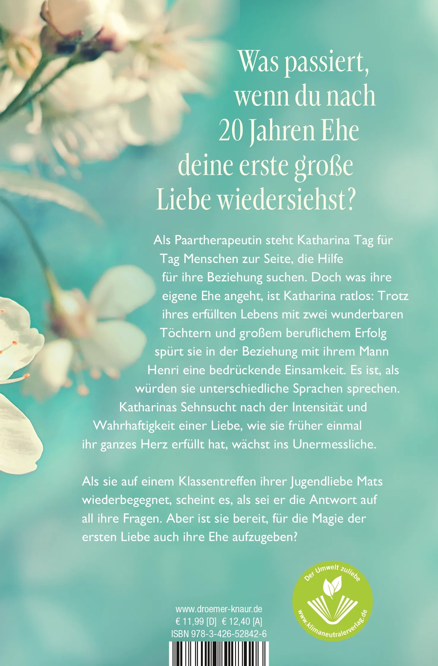 Buchrückseite von 'Vom Lieben und Lassen' mit Klappentext - Taschenbuch