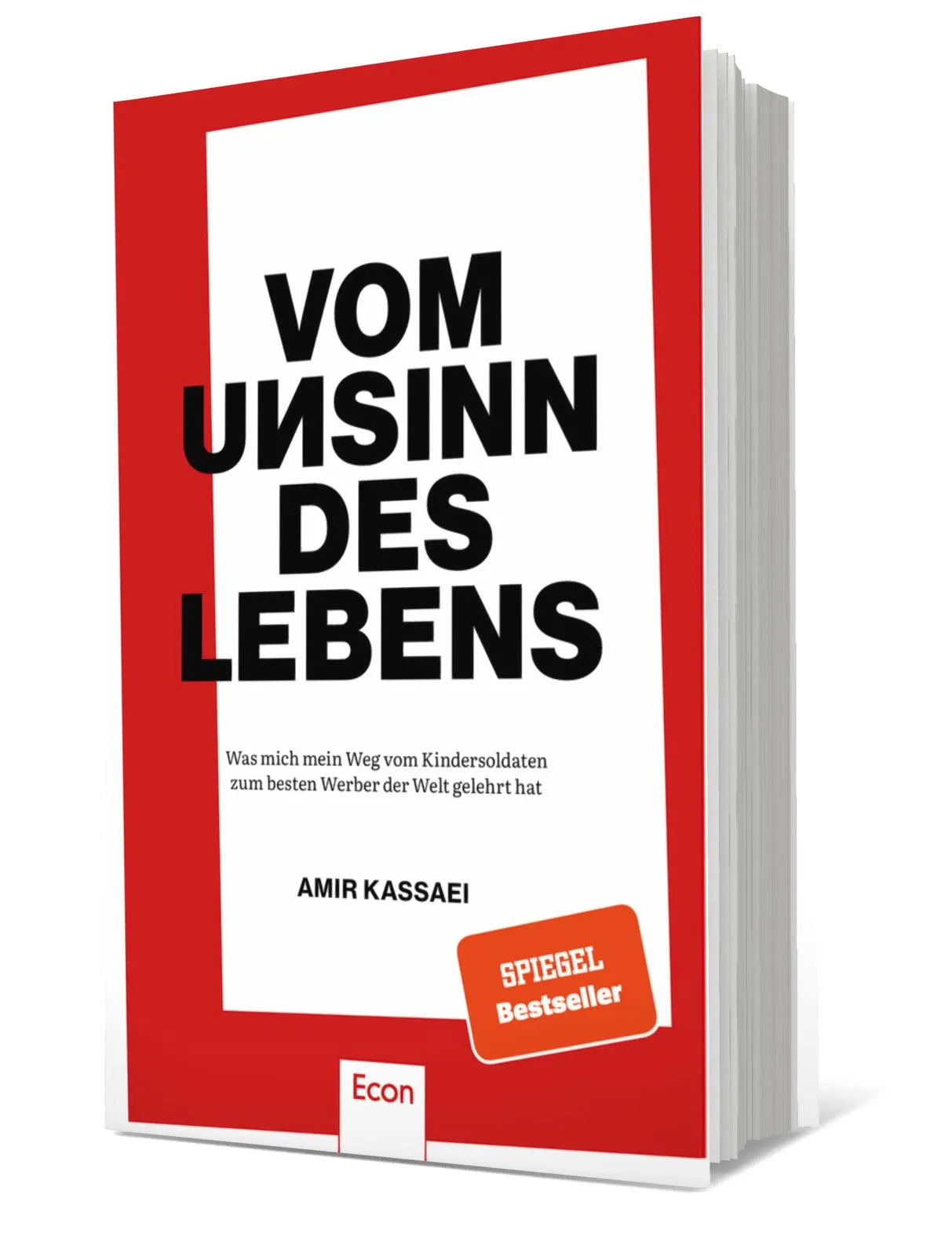 Buchcover von 'Vom Unsinn des Lebens' - Gebundene Ausgabe von Amir Kassaei