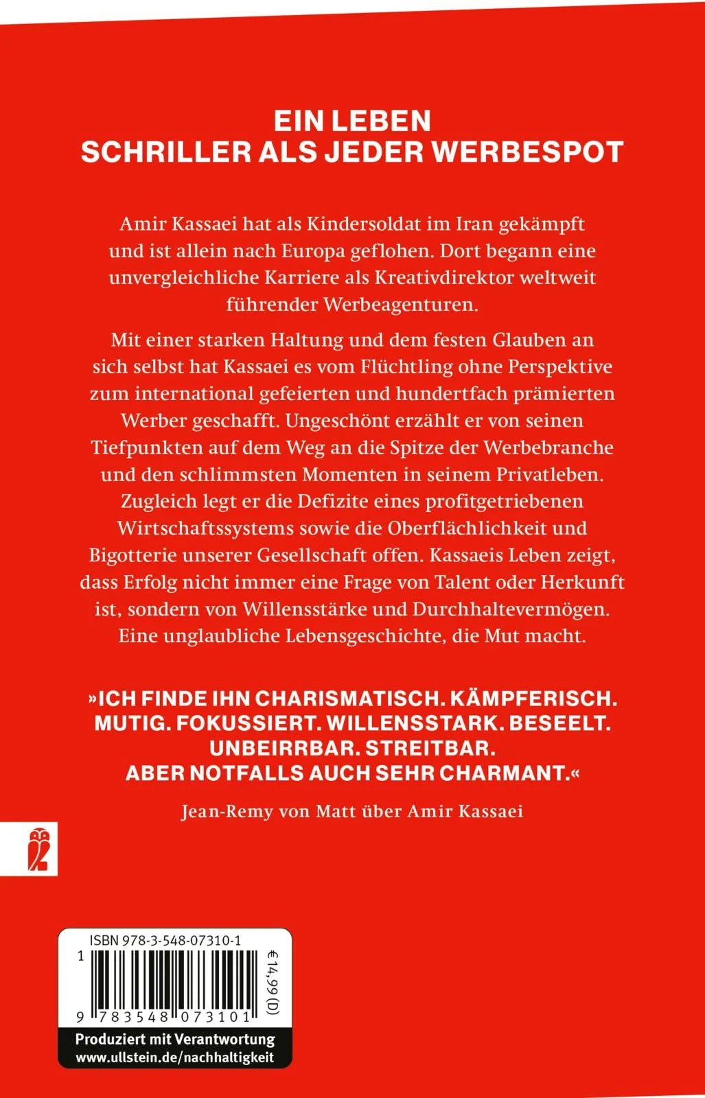 Rückseite: Vom Unsinn des Lebens (Taschenbuch)