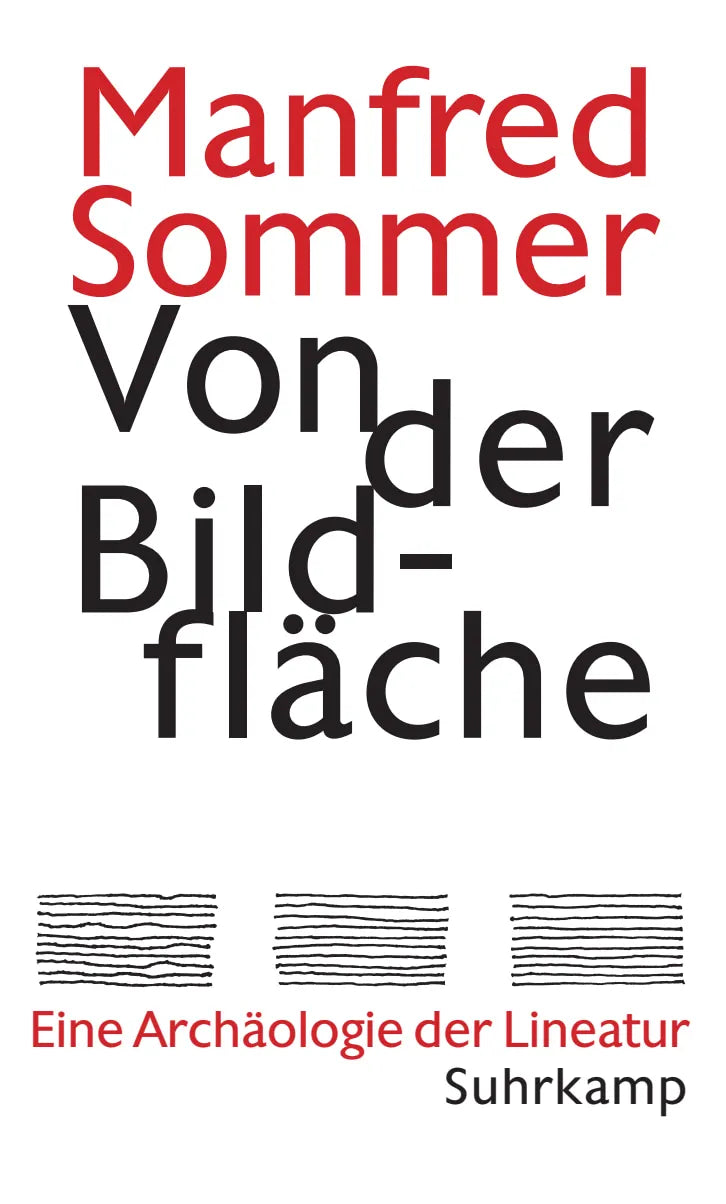 Buchcover von 'Von der Bildfläche' - Gebundene Ausgabe von Manfred Sommer
