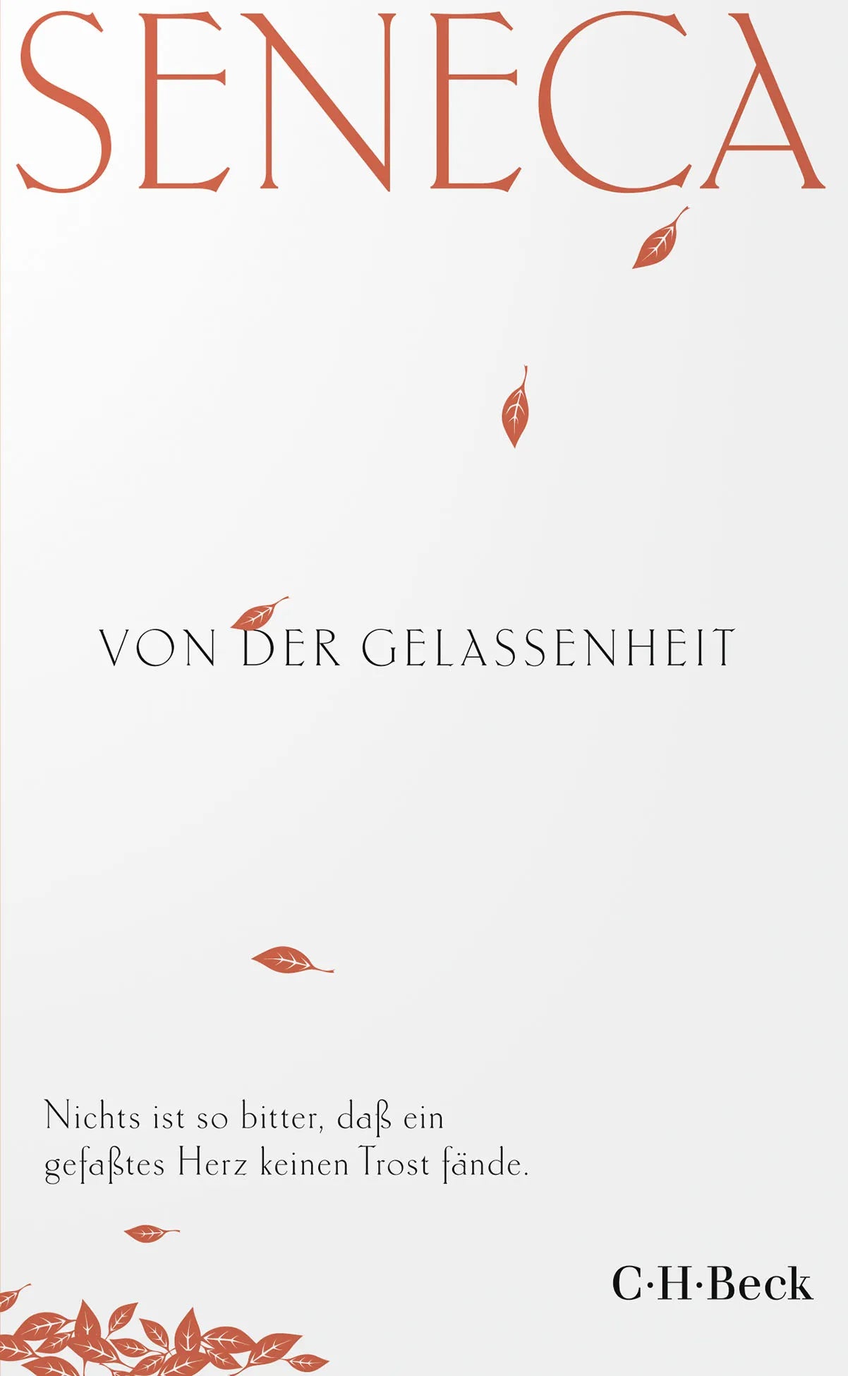 Cover: Von der Gelassenheit (Taschenbuch) von Seneca