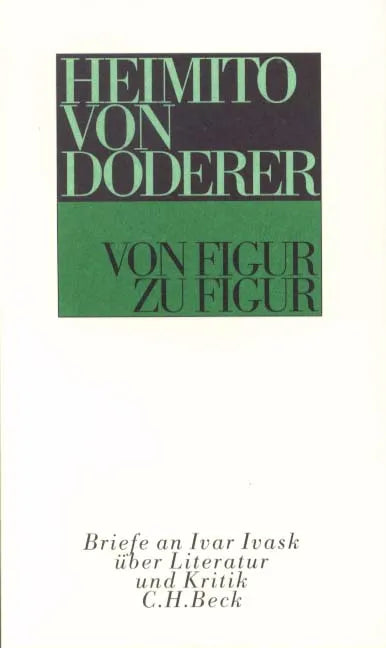 Buchcover von 'Von Figur zu Figur' - Taschenbuch von Heimito von Doderer
