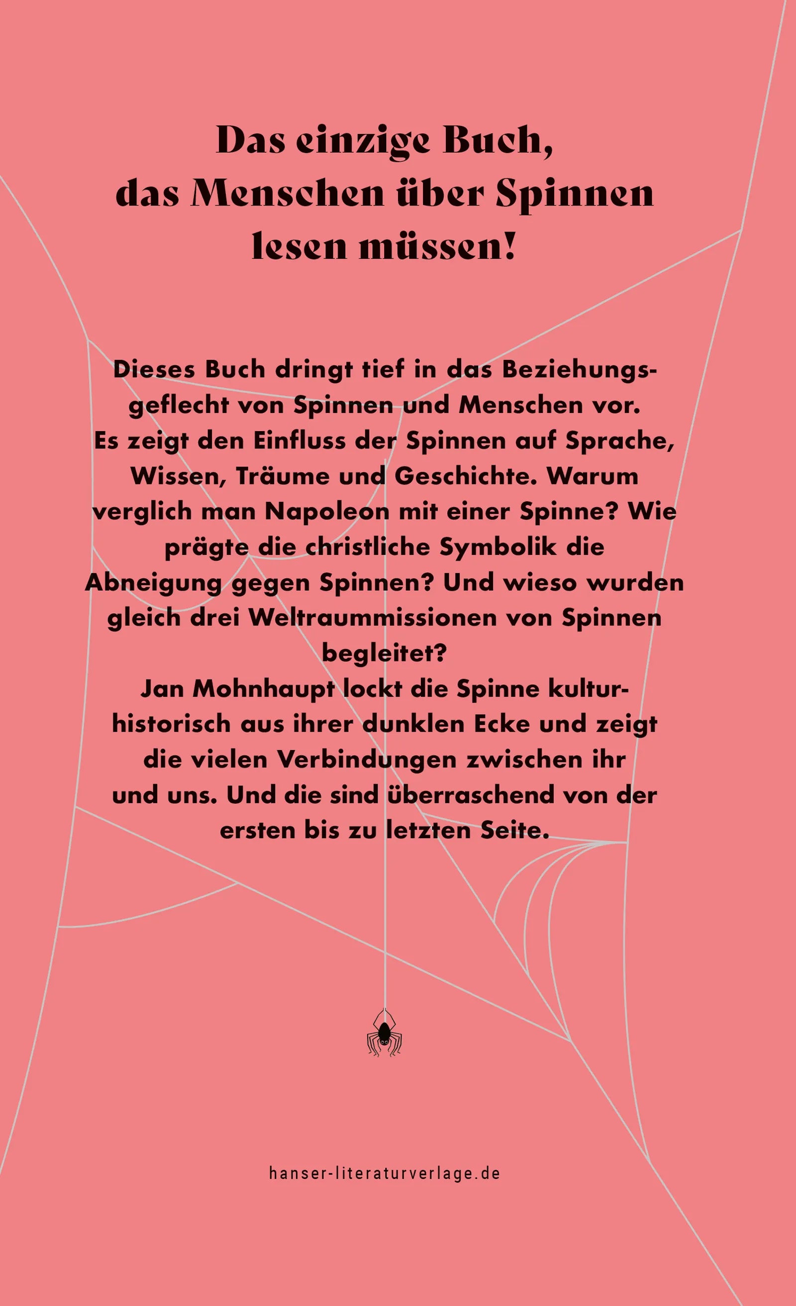 Produktansicht: Von Spinnen und Menschen (Gebundene Ausgabe)