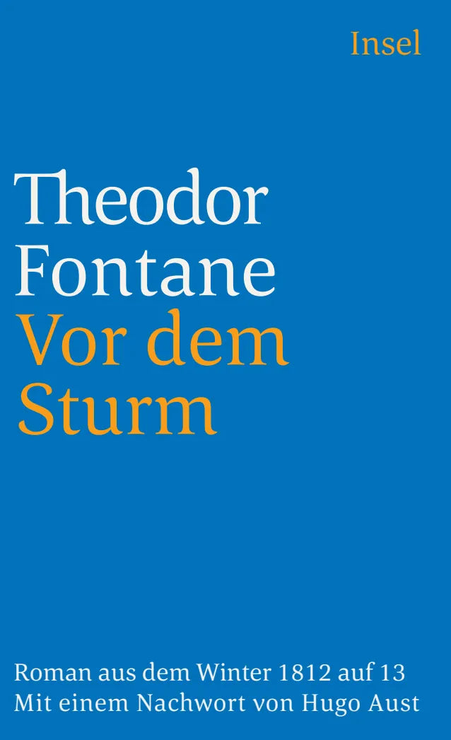 Buchcover von 'Vor dem Sturm' - Taschenbuch von Theodor Fontane
