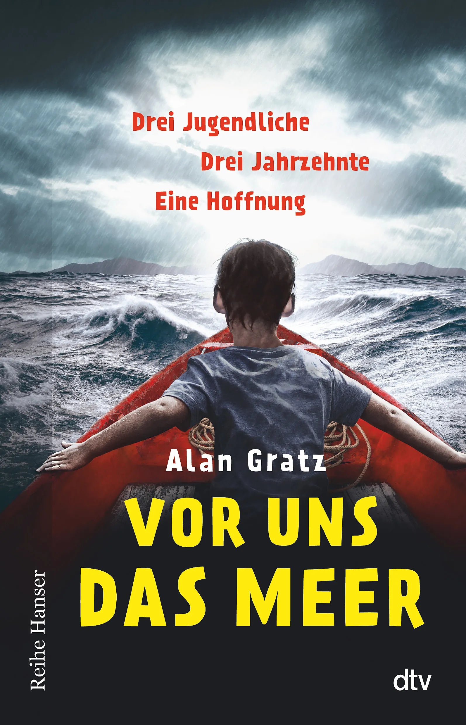Buchcover von 'Vor uns das Meer' - Taschenbuch von Alan Gratz